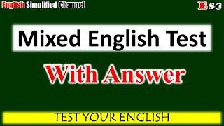 Eementary Mixed English Test With Answers Part 4