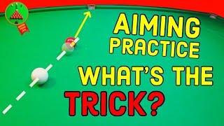 Snooker Aiming Practice Trick