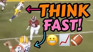 LSU Football MAX JOHNSON Red Zone Film Study + How Bad Pass Protection Leads to Mistakes Part 1