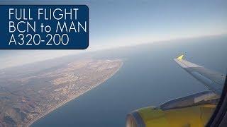 Vueling Full Flight  Barcelona to Manchester