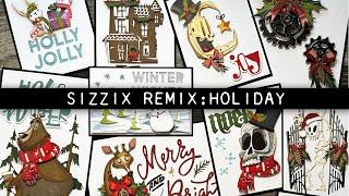 Tim Holtz Sizzix Remix Holiday 2022
