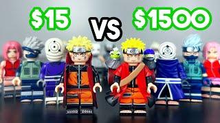 $15 VS $1500 Lego Naruto Minifigs  Collection Update  Unofficial Unboxing