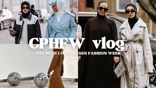 COPENHAGEN FASHION WEEK VLOG  Hijabis on runway stressful week sushi dinner & styling looks