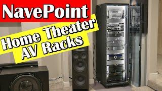 NEW Home Theater AV Racks from NavePoint 42U Equipment Rack Install and Overview