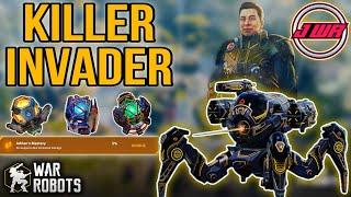 This UE Invader build is INSANE War robots update 9.9.9 gameplay #warrobots