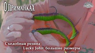 Съедобная резина Lucky John большие размеры. О приманках