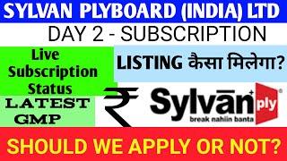 Sylvan Plyboard IpoSylvan Plyboard Ipo ReviewSylvan Plyboard Ipo GmpSylvan Plyboard Ipo Gmp Today