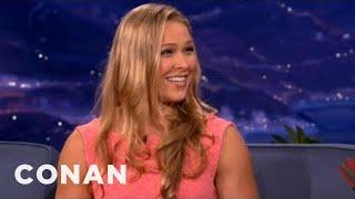 MMA Champ Ronda Rousey On Sex Before Matches  CONAN on TBS