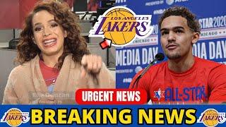 ARRIVAL CONFIRMED EXCHANGE DRIVES FANS CRAZY TRAE YOUNG TO THE LAKERS LAKERS NEWS