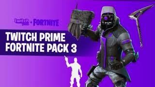 New Fortnite Skin Twitch Prime #3 FREE  *LEAKED*