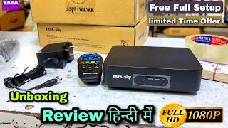 Tata play New Connection Offer  Tata Play Letest Box Unboxing  Tata Play HD Box Review