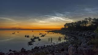 NLC´s above Öland Sweden Timelapse