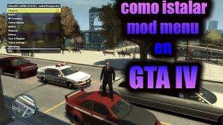 COMO INSTALAR MOD MENU EN GTA 4 IV 2023 SOLO VERSION 1.0.7.0