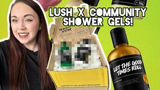 NEW Lush X Community Shower Gels and Demos of Them