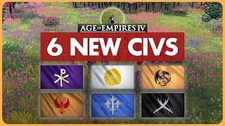 6 NEW Civs + New Campaign & More in AoE4