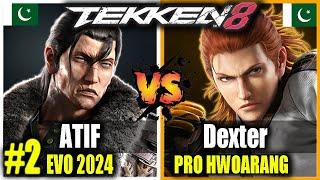 ATIF is the BEST Tekken 8 Dragunov? ATIF DRAGUNOV vs Dexter HWOARANG Tekken 8 Replays