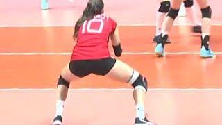 German and Turkish volleyball girl