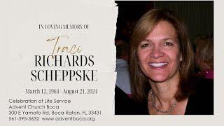 Advent Church – Celebration of Life for Traci Scheppske  September 14 2022