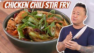 CUT AND COOK with Chef Jet Tila Japanese Santoku x Chicken Chili Stir Fry