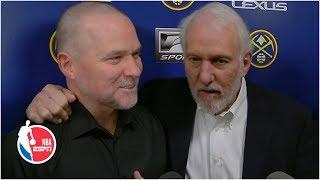 Gregg Popovich crashes Michael Malones presser after ejection 63 seconds into game  NBA Sound