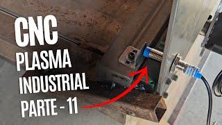 Como Fazer uma CNC PLASMA Parte 11 - INSTALANDO PEÇA FUNDAMENTAL