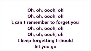 Rihanna ft Shakira - Cant Remember To Forget you Official lyrics HD