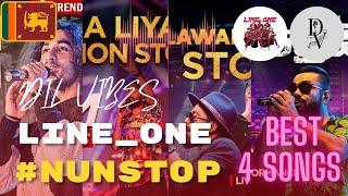 Line One band Nonstop HIT 2024  Best 4 Songs of LineOne  ලයින් වන් ගීත සමූහය