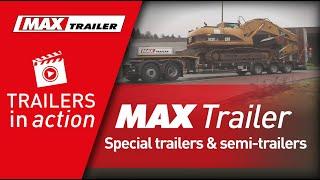 MAX Trailer - Special trailers & semi-trailers