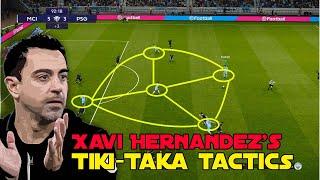 Xavi Hernandezs Tiki Taka tactics at Manchester City  PES 2021