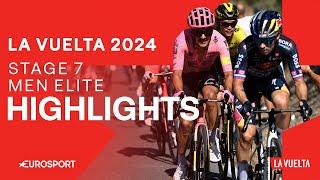 BREATHTAKING SPRINT   La Vuelta a España Stage 7 Highlights  Eurosport Cycling