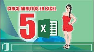 CINCO MINUTOS EN EXCEL - 5 DESARROLLO DE UNA FACTURA