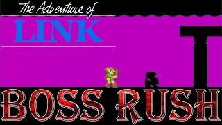 Zelda II The Adventure of Link - Boss Rush No Damage