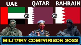 use vs Qatar vs Bahrain Military Power Comparison 2022  UAE vs Qatar  Qatar vs Bahrain