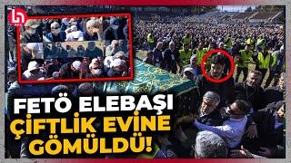 FETÖ elebaşı Fethullah Gülene tekbir yasaklı tören Tabutu başında İncilden pasajlar okundu