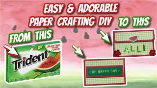 EASY & ADORABLE Paper CRAFTING DIY on a BUDGET Great for BEGINNERS