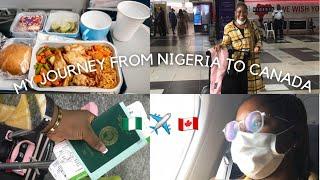 Finally moving From Nigeria to Canada travel vlog part 3 as a student. *Very detailed vlog*