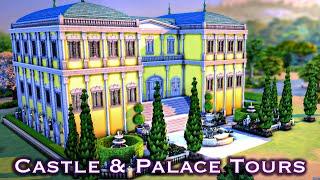 Touring AMAZING Castles & Palaces in The Sims 4