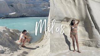 Milos Vlog exploring Plaka Sarakiniko Klima & Mandrakia