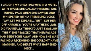 I Caught My CHEATING Wife In A Motel With Those She Called friends. She Turned Pale When She Saw