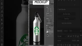 Photoshop Bottle Mockup  Photoshop Taktikleri #shorts