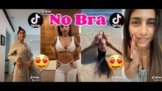 Tik Tok No Bra Challenge Compilation   Hot Mia Khalifa TikToks