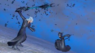 KH3 MODS Hooded Roxas vs Young Xehanort. No Damage Critical Mode