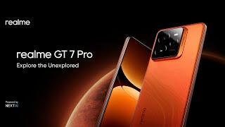 Design inspired by Mars  realme GT 7 Pro