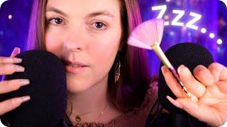 ASMR Counting You To Sleep While It Gets Darker Delay Mic Scratching & Brushing