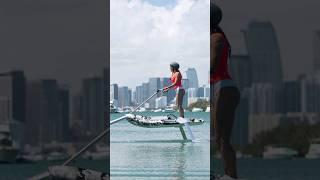 Insanely Fast 75kmh Hydroblade developed in Florida #shorts  #hydrofoil #ev #electric #diy #speed
