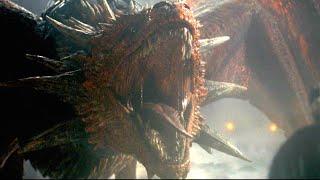 Dragons Scenes   Episode 9  Meleys CRASHING Aegons coronation  House of the Dragon