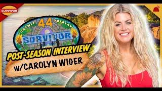 Carolyn Wiger Post-Season Interview  Survivor 44