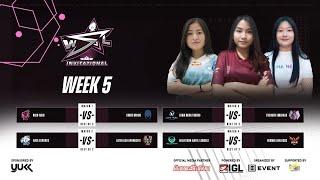 EVOS ESPORTS VS ALTER EGO APHRODITE  WOMAN STAR LEAGUE INVITATIONAL WEEK 5