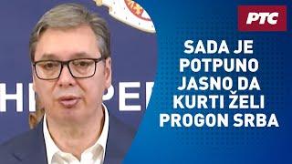 Vučić Sada je potpuno jasno da Kurti želi progon Srba obratiću se javnosti u roku od 72 sata