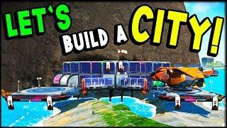 No Mans Sky  LETS BUILD A MASSIVE CITY Base Building & Expansion No Mans Sky NEXT